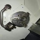 韩国原装威亚300C，12寸卡盘带对刀仪，主轴带齿轮箱，.