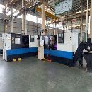 2台韩国斗山PUMA3050斜轨刀塔机，发那科系统，回转直.